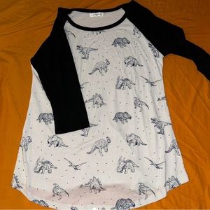 LA Soul dinosaur baseball t